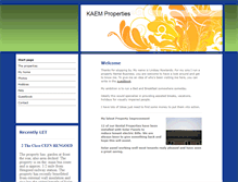 Tablet Screenshot of kaemproperties.org.uk